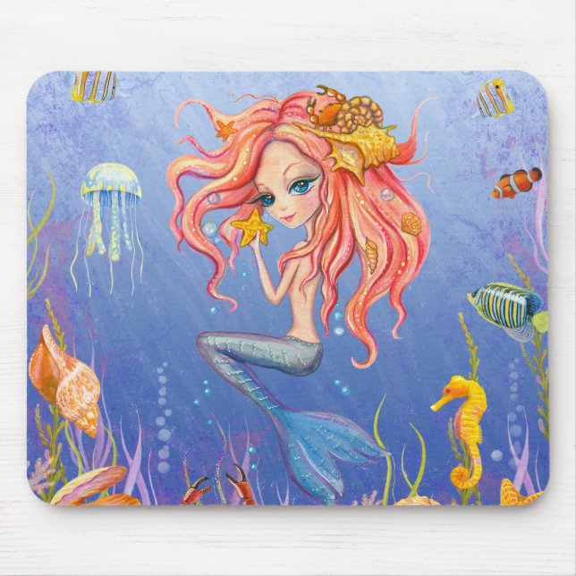 Mermaid-Mouse Mousepad (Vorne)