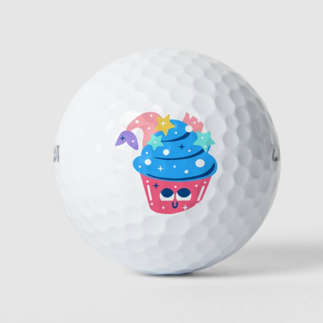 Mermaid Muffin Golfball (Vorderseite)