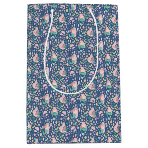 Mermaid Mutter Tochter Bonding Ocean Dark Version Mittlere Geschenktüte