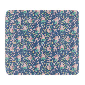 Mermaid Mutter Tochter Bonding Ocean Dark Version Schneidebrett