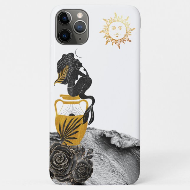 *~* Mermaid Mystic Sun Gold Luna Case-Mate iPhone Hülle (Rückseite)