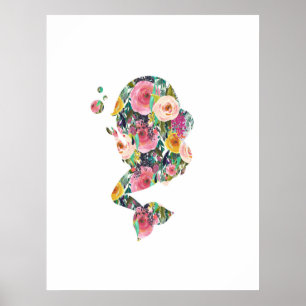 Mermaid nautische Wanddruckkunst Kinderzimmer Poster