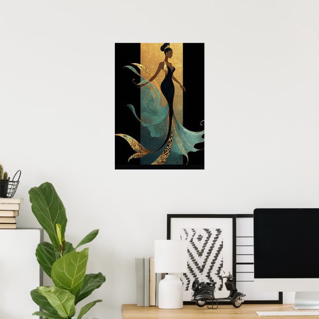 MERMAID NOIR SERIE #1 POSTER (Heimbüro)