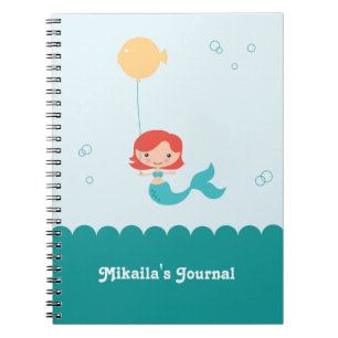 Mermaid Notebook Notizblock