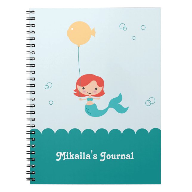 Mermaid Notebook Notizblock (Vorderseite)