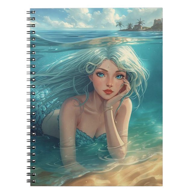 Mermaid of the Island Horizon Notizblock (Vorderseite)