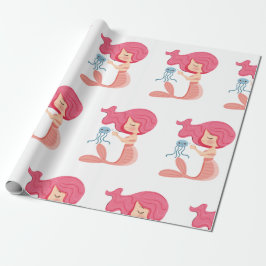 Mermaid Party Pirate Wrapping Paper Geschenkpapier