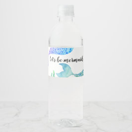 Mermaid Party Wasser Flasche