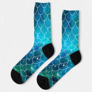 Mermaid Pattern Socken