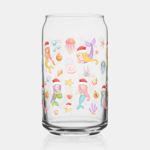Mermaid Père Noël Motif