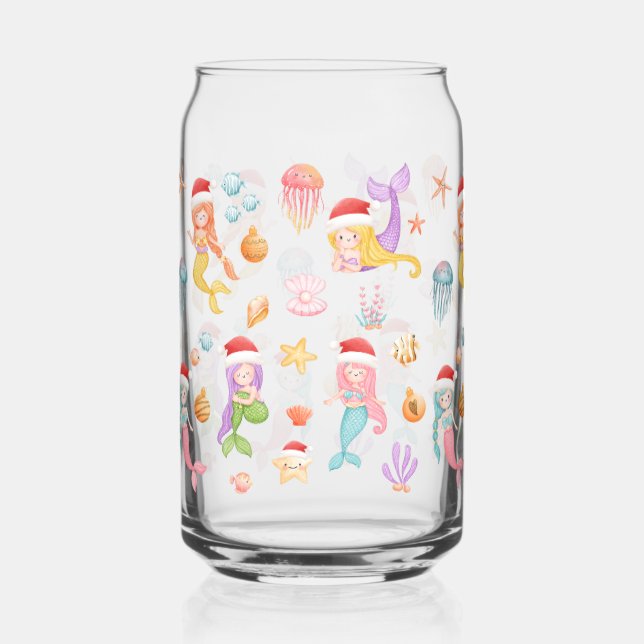 Mermaid Père Noël Motif (Recto)