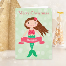 Mermaid Personalisiert Christmas