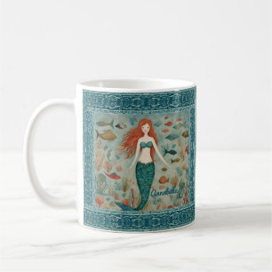 Mermaid Personalisiert Kaffeetasse