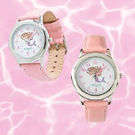 Mermaid Personalisierte Kinderuhr Armbanduhr<br><div class="desc">Diese wunderschöne Einhornuhr würde Kindern ein tolles Geschenk machen!</div>