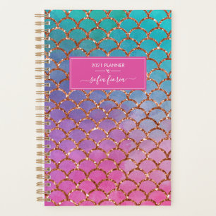 Mermaid Pink Blue Gold Parties scintillant Nom du 