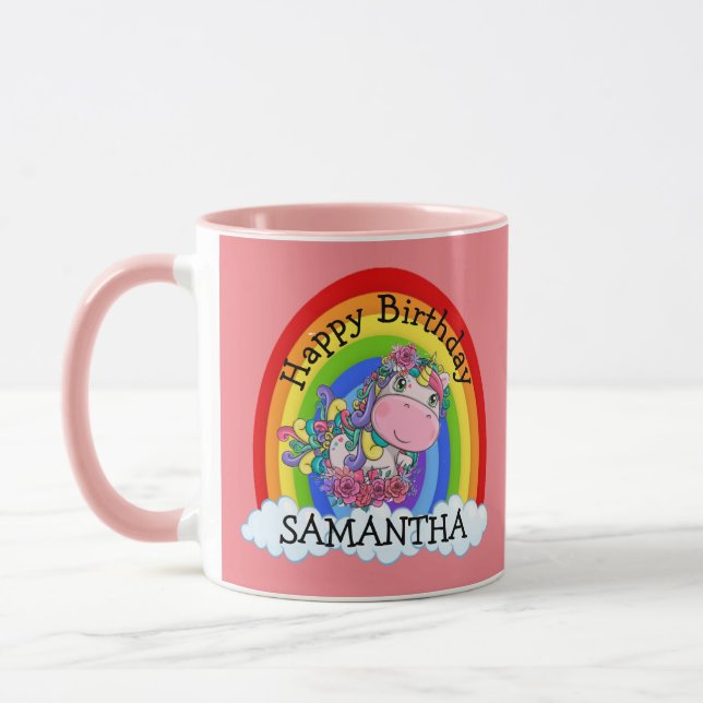 Mermaid Pink Tasse (Links)