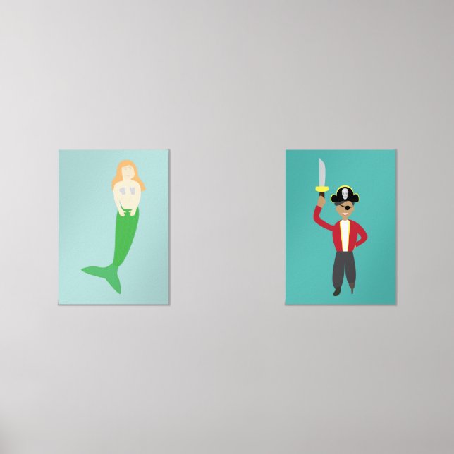 Mermaid & Pirate (Recto)