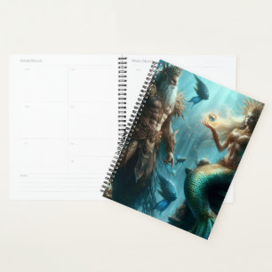 Mermaid Poseidon Calendar Planer