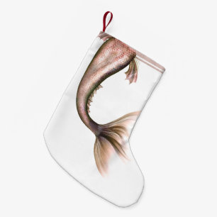 Mermaid Posh Schwanz Dusty Terracotta Peach Shee Kleiner Weihnachtsstrumpf
