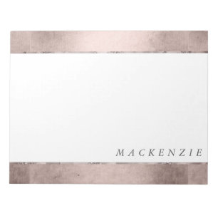 Mermaid Posh Sheen Dusty Terracotta Peach Custom Notizblock