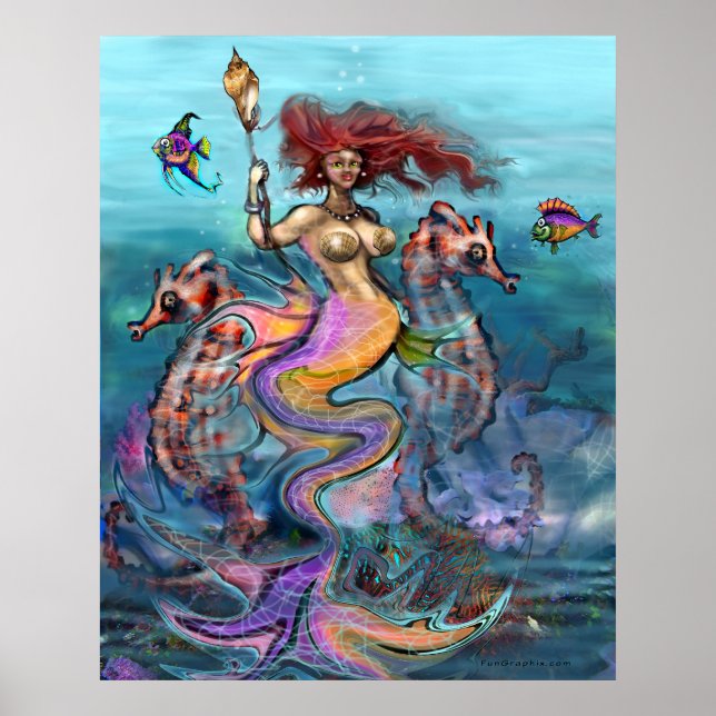 Mermaid Poster (Vorne)