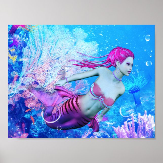 Mermaid Poster (Vorne)