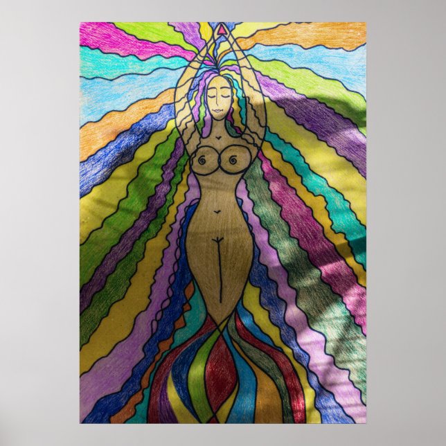 Mermaid-Poster Poster (Vorne)