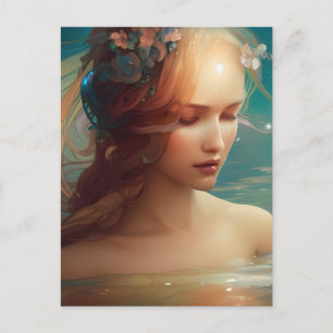 Mermaid Postkarte