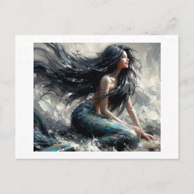 Mermaid Postkarte (Vorderseite)
