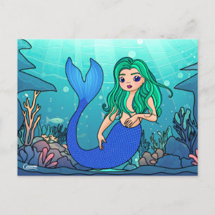 Mermaid - Postkarte