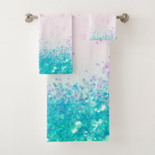 Mermaid Princess Glitzer #2 (Imitate Glitzer) #art Badhandtuch Set