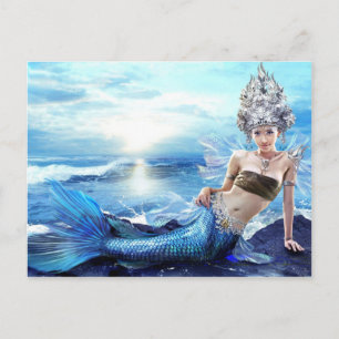 Mermaid Princess Postkarte