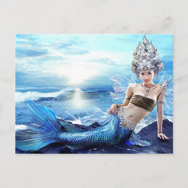 Mermaid Princess Postkarte (Vorderseite)