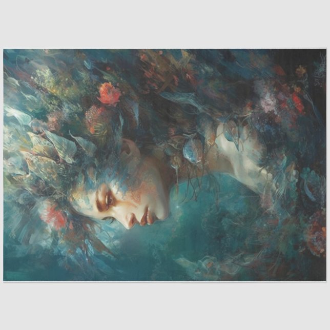 Mermaid Princess Seidenpapier (Vorderseite)
