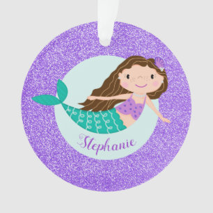 Mermaid Purple Glitter