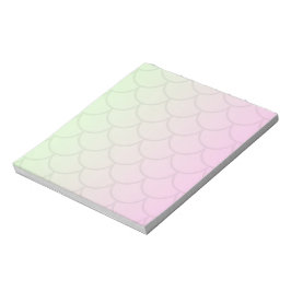 Mermaid Regenbogenverlauf Wildtierhautmuster Notizblock