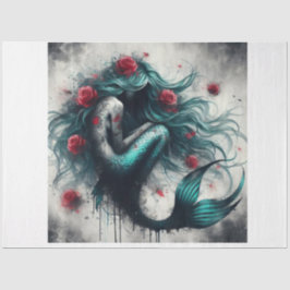 Mermaid-Rose Seidenpapier