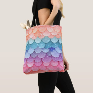 Mermaid Scale farbenfrohe Muster Tasche