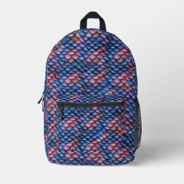 Mermaid Scales Bedruckter Rucksack
