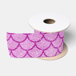 Mermaid Scales Design Satinband