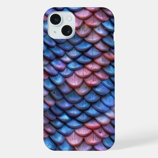 Mermaid Scales iPhone 15 Plus Hülle (Rückseite)