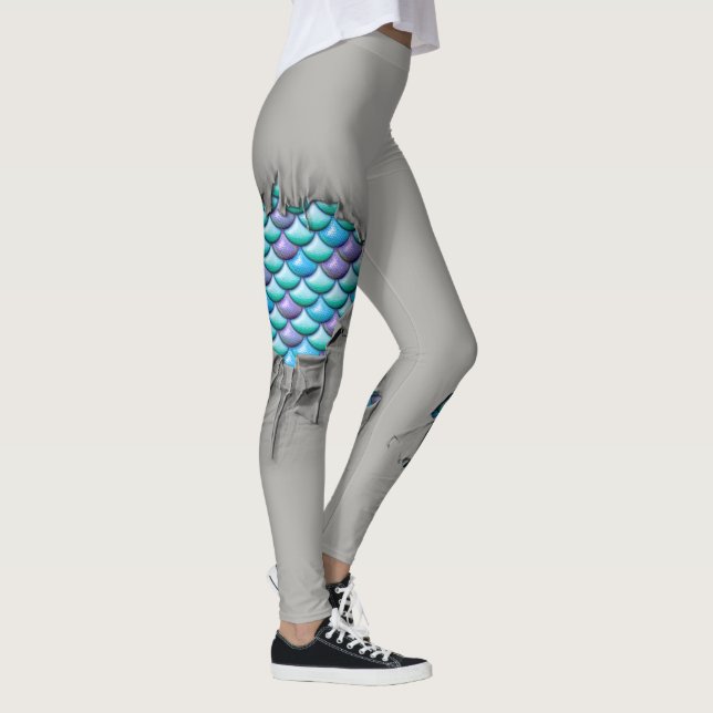 Mermaid Scales Leggings (Rechts)