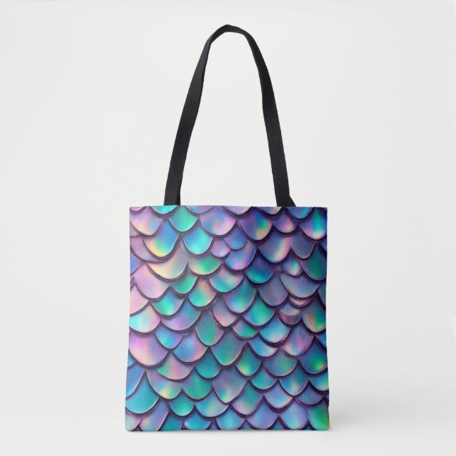 Mermaid Scales-Tasche Tasche (Vorderseite)