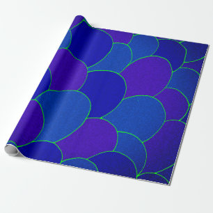 Mermaid Scales Wrapping Paper Geschenkpapier