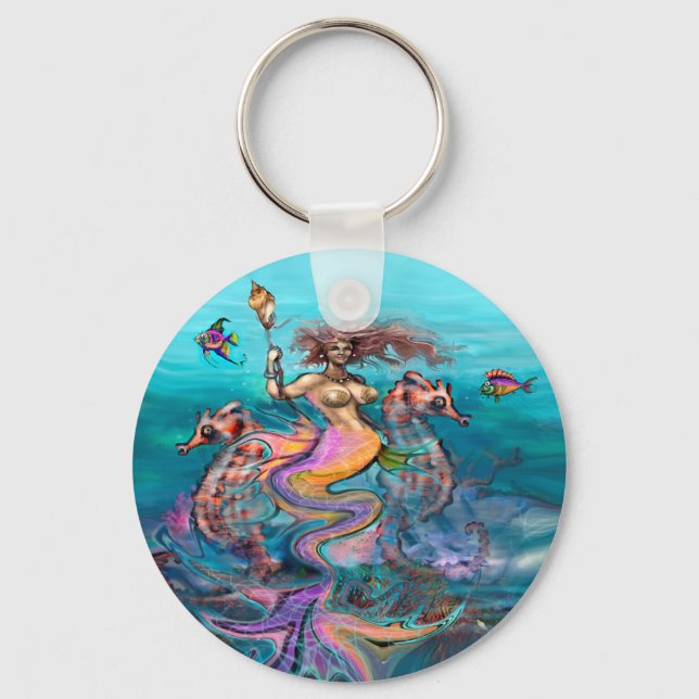 Mermaid Schlüsselanhänger (Vorderseite)