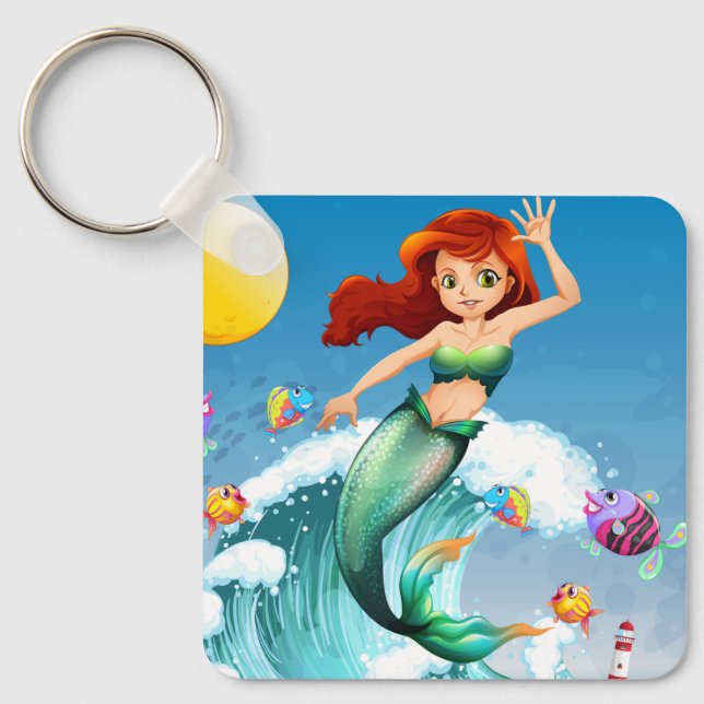 Mermaid Schlüsselanhänger (Vorderseite)