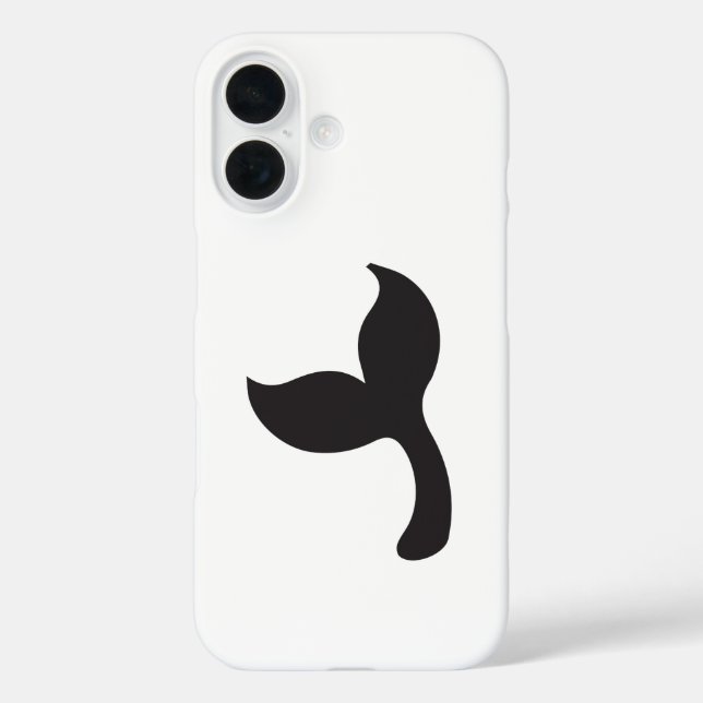 Mermaid Schwanz iPhone 16 Hülle (Rückseite)