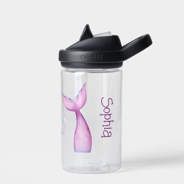 Mermaid Schwanz Kids Trinkflasche (Links)
