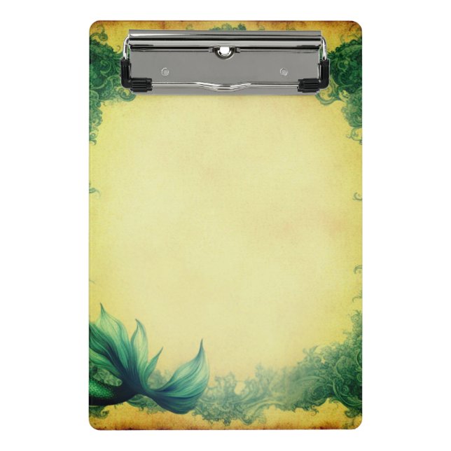 Mermaid Schwanz Mini Klemmbrett (Vorderseite)