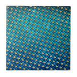 Mermaid Schwanz Navy Blue Gold Glitzer Muster Fliese<br><div class="desc">Mermaid Schwanz Navy Blue Gold Glitzer Muster</div>
